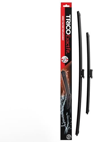 Trico Exact Fit Wipers - Beam Blade | Length:700/550MM | Set of Front Wipers for RHD Opel Zafira/Zafira Family B/Zafira B Box Body/MPV (A05) | Vauxhall Zafira Mk || | Citroën C5 III/ C5 III Break