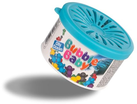 Bubble Baby Organic Tub - Langanhaltender Ocean Spa Duft fürs Autolufterfrischer und Geruchsvernichter, Blau