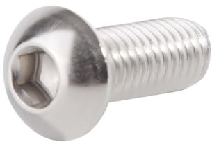 Aqxypas ISO7380 M3 304 A2-70 Sechskantschraube aus Edelstahl mit Innensechskant(8mm)