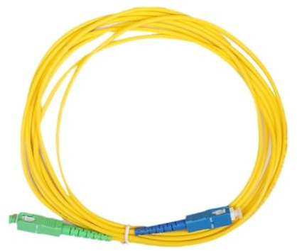 Kznifmk 10 PZ di Collegamento a Fibra Ottica SC/-SC/UPC, Lunghezza di 2 Metri Cavaliere Ottico in PVC Diametro Simplex Modalità singola