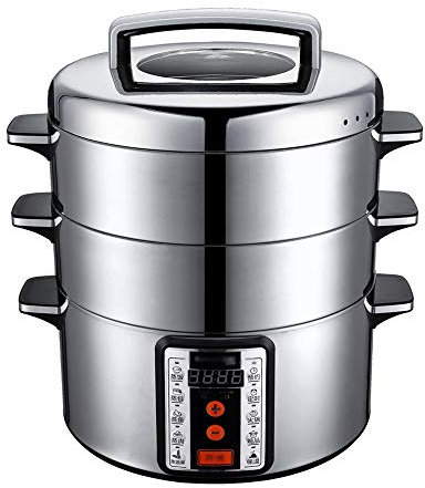 MQPALZKD Electric Steamer Multi-function Household Large Capacity Steam Seafood Steamer Large Multi-layer Food Cooker