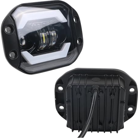 Fendinebbia Per Jeep Camion Fuoristrada 4x4 SUV Fari LED 12 V Anabbaglianti DRL Da Incasso Luce Di Guida Faretto A LED Per Auto Da 5 Pollici