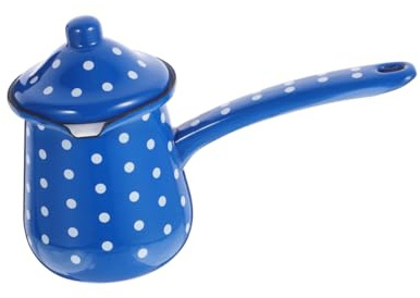VICASKY Caffettiera Turca Smaltata Retrò Bollitore Per Caffè Resistente Agli Sbalzi Di Temperatura Per Casa, Bar e Ristorante