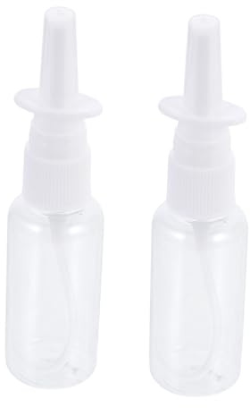 HEALSOPTHY Irrigatore Nasale Portatile 2 Pezzi 20ml in Pet per Ragazzo Ragazza Spray Naso Semplice da Usare per Ridurre Naso Chiuso e Pulizia Nasale