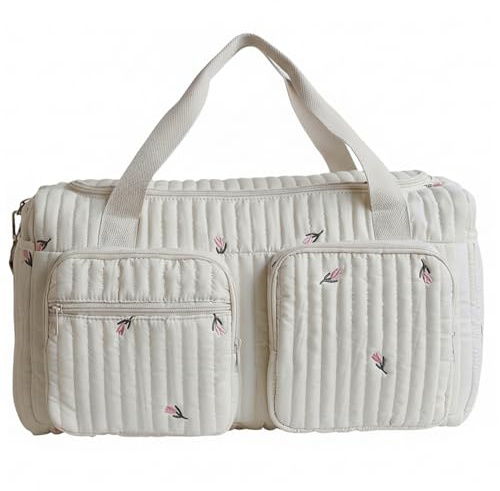 Mama-Baby-Reisetasche – gesteppte Wickeltasche mit großem Fassungsvermögen für Frauen mit mehreren Taschen für Krankenhaus- und Wochenendreisen, Stil 1, Baby-Reisetasche für Mama, niedliche Wochenend