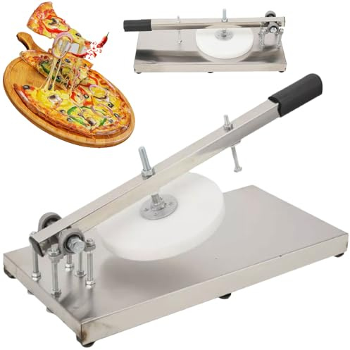 Pressa manuale per impasto, in acciaio inox, antiaderente, regolabile, per cucina di casa