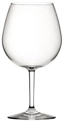 We Can Source It Ltd - Eden Polycarbonate Gin Glasses 680ml/24oz Pack of 12, Unbreakable Plastic Balloon Gin Goblets, Reusable Cocktail Glasses for Bars, Events & Outdoor
