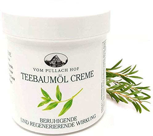 Crema Olio di Albero del tè, Tea Tree Naturale, per il trattamento di irritazioni cutanee, pelle secca, brufoli e acne, 250ml