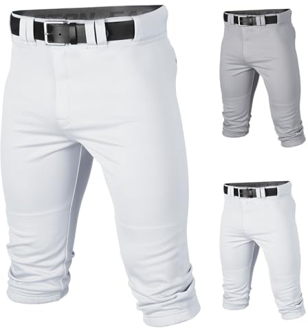 Easton | RIVAL+ Knicker Baseball Pant | White | Adult | Medium