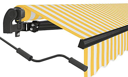 empasa manuelle Gelenkarmmarkise Markise 'Start' Sonnenmarkise Sonnenschutz Alu/Polyester komplett vormontiert, in verschiedenen Größen und Farben