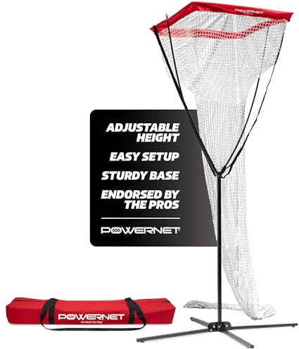 PowerNet Rete da allenamento per pallavolo, attrezzatura da allenamento portatile per setter, altezza regolabile, rete da pallavolo per interni ed esterni, per cortile o palestra, rilascio palla con