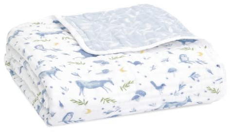 aden + anais Dream Baby Decke - Pack von 1 | Große atmungsaktive 100% Baumwoll -Musselin -Bettwäsche | COT -Decken für Neugeborene & Säuglingsjungen & Mädchen | Draußen