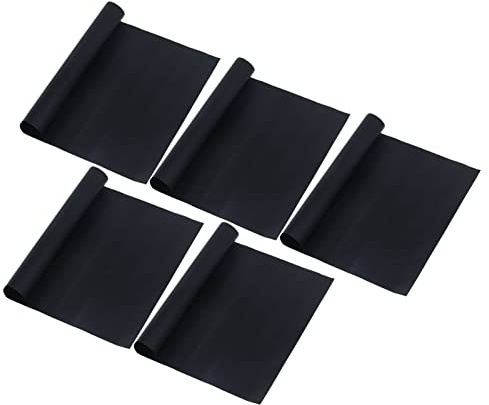 Grillmatte, Set mit 5 Antihaft-Grillmatten, Spülmaschinenfeste Grillmatten für Den Außengrill, Leicht zu Reinigende, Wiederverwendbare Grillplatten für Elektrisches Gas-Holzkohlegrillen, 19,7 x 15,7