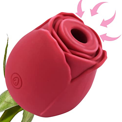 Klitoris Sauger mit 10 Arbeitsmodi 6.6 cm Länge und ⌀5.9 USB Druckwellenvibrator und Nippel Sauger Sexspielzeug für Frauen Vibration Klitoris Stimulator für Sie Saugvibrator FOPS M90 (Dunkelrosa)