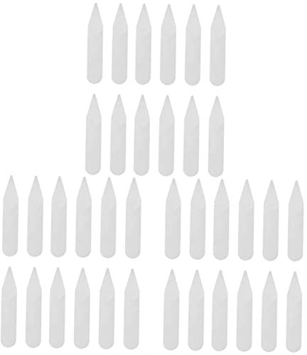 Cabilock 900 Stück Kragenstäbchen Für Herren Tasc Shirts Herren Kragen Für Herren Kragenstreifen Stehkrageneinsätze Hemdkragen-Glätteisen-Kragen-Zusatz-Hemden Kragenstäbchen Hemd Zubehör