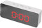 PRETYZOOM Horloge LED Réveil Multifonction Radio-réveil USB Numérique avec Affichage LED Grand Écran Et Fonction Snooze Sleep