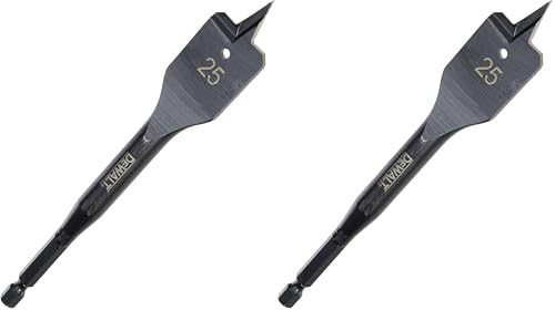 Dewalt DT4771QZ 25 x 152 mm Extreme Flat Wood Drill Bit,Multi (Pack of 2)