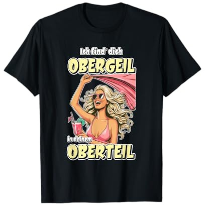 Obergeil Oberteil, Malle Party, Malle Hit 2024, Glück Isi T-Shirt