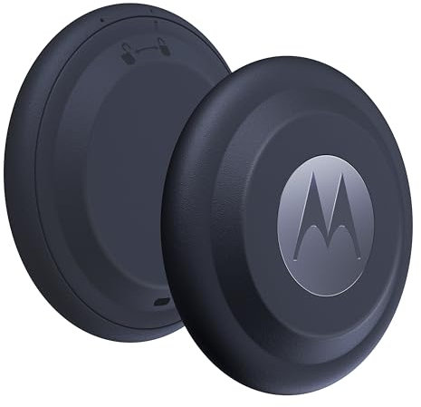 Motorola Moto Tag – Smart Tracker, 1er Pack (Android 9+ kompatibel, Bluetooth 5.4, IP67 Wasserschutz, USB-C, Ultrabreitband, Finder für Schlüssel, Gepäck UVM), Starlight Blue