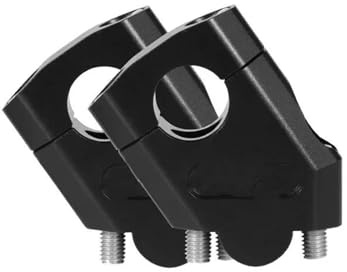 Torretas Manillar Abrazadera Mango Montaje Barra Elevadora Manillar 28mm 22mm para FZ6 S2 FZ 6 para FAZERMT-07 para MT-09 para MT07 para MT09 para MT 07 para MT 09 Elevador Manillar Moto(22mm Black)