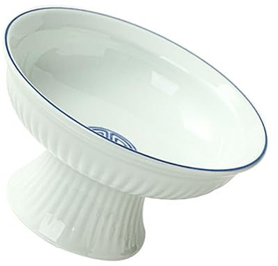 WDSOPK Kelch-Sushi-Teller, Cupcake-Halter, Servierteller Mit Fuß, Keramik-Suppenschüsseln, Vintage-Dekor, Dessert-Servierbecher, Keramik-Puddingbecher, Servierschüssel, Keramik-