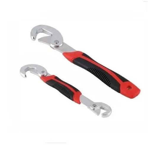 Clé d'Extension Décalée Clé à pipe universelle 8-22/22-32 mm Jeu de clés à fourche en acier à haute teneur en carbone 45# Outil de poignée en acier Outil à main multifonction for plombier(2PCS)