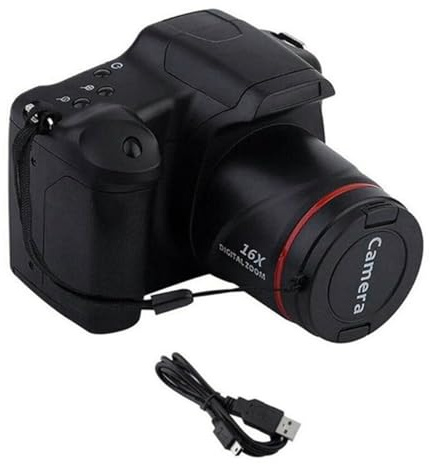 Lafeier Fotocamera digitale Vlog Fotografia Zoom 16X 1080P HD SLR Anti-Shake Fotocamere per Live Stream