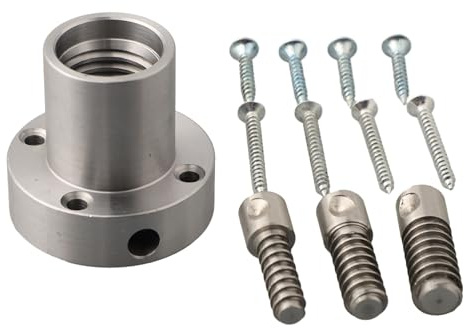Portabrocas de torno para carpintería para placa frontal de 2 pulgadas, portabrocas de acero roscado TPI de 1 pulgada x 8 TPI compatible con máquinas de torno de madera