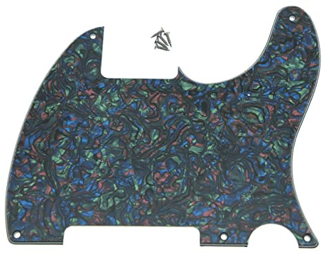 kaish 5 Loch Tele blanko Gitarre Pickguard für Fender Telecaster Esquire Abalone Pearl