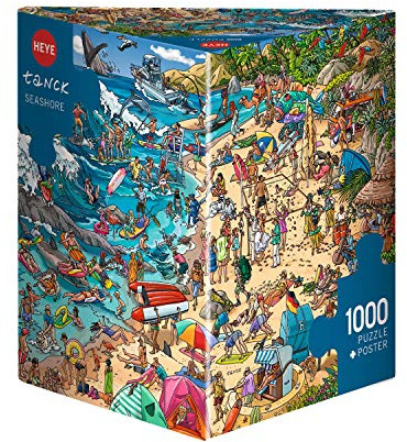 Seashore Puzzle: 1000 Teile (Dreiecksschachtel Puzzle Heye), Silver