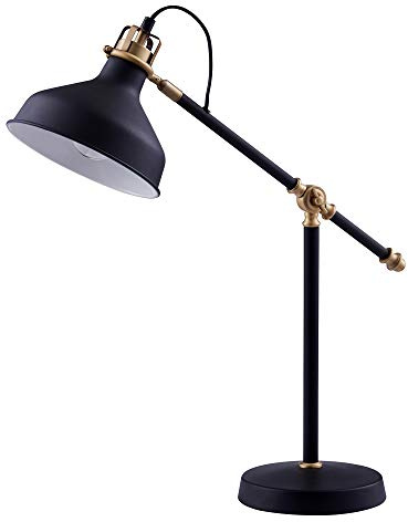 Lampada da tavolo con paralume finitura nera Versanora Mia VN-L00061-EU