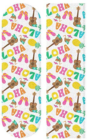 Skateboard Griptape Blatt Aufkleber Aloha Gitarre Deck Sandpapier Blatt für Cruiser Board