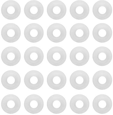 Junta de botella oscilante, 25 piezas Botella de cerveza con tapa abatible Juntas de silicona blancas Junta de sellado de botella de soda de cerveza casera Junta de sellado de botella de soda de cerve