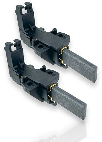 DL-pro Balais de charbon pour Whirlpool Bauknecht Ignis 481236248004 - Charbon de moteur - Charbon abrasif pour moteur CESET - Machine à laver et sèche-linge