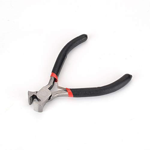 FLZOSPER Mini End Cutting Pliers，4.5-inch CR-V Multifunction Precision Wire Flush Cutting Pliers Stripper Hand Jewellery Making Tool Beading Side Cutter Clippers