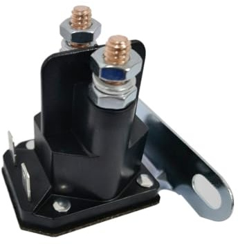 KRLAZdN Relè solenoide di avviamento 12V Interruttore Magnetico Compatible with trattorini Tosaerba e trattorini Tosaerba 4 connessioni Modello 1873611 Compatibile con Quad e trattorini Tosaerba