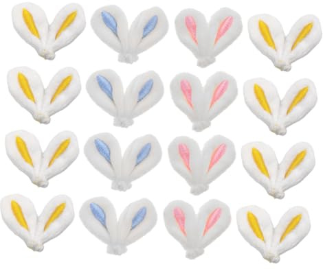KOMBIUDA 30 Stück Mini-plüsch-hasenohren Zum Basteln Haarnadel-accessoires Süße Hasenohren-dekoration