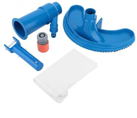 Kit Limpieza Piscina Set de Limpieza para Piscina Juego de herramientas de limpieza al vacío para piscinas, juego de herramientas de esterilización y limpieza multiusos livianas para spa y parque acuá