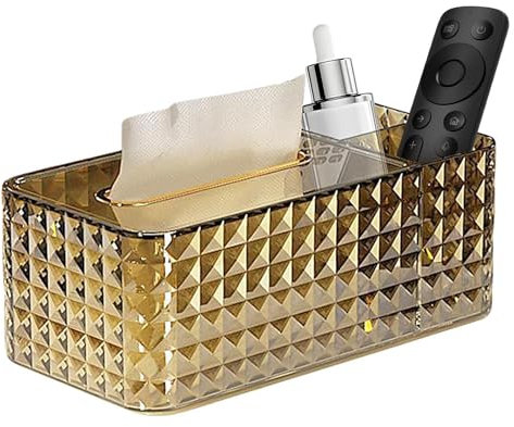 Evember Box di archiviazione dei tasti, organizzatore di carta igienica,Porta della carta facciale di grande capacità - Elegante distributore di asciugamani facciale, contenitore tovagliolo per casa,