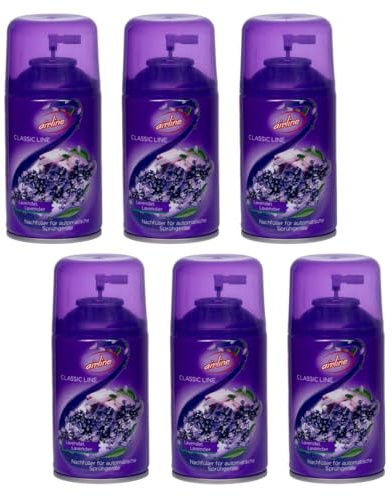 Laro Premium Airline Lavendel Raumduftspray Vorteilspaket 6/12/24/48/96 St Nachfüller für automatische Duftspender 250ml, Anzahl:3, Duft:Lavendel