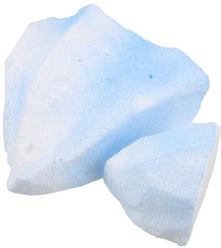 HIAKDOFT 2 Pièces Miniature Faux Iceberg Décor Mousse pour Aquarium et Bureaux Sculpture Réaliste de Neige Artificielle pour Décoration Maison et Accessoires Photo
