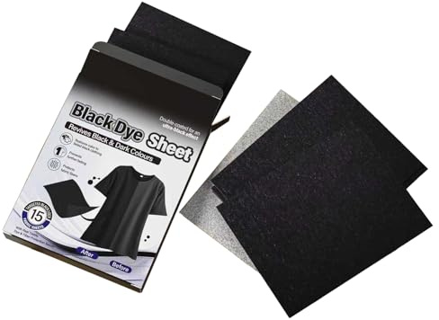 Tinte De Color Negro Para Ropa 15 Piezas Restaurador De Color Para Prendas