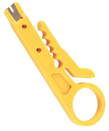 TOPINCN 5Pcs Mini Wire Stripper Punch Down Cutter for CAT5 CAT5e CAT6 Data Cable 3D Printers PTFE Tube, Durable Network Wire Stripper for Safe Use