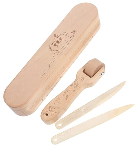 Hartholz Nähpresse für Quilten und Bügeln, 4 Stück Beige