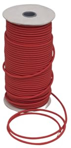 LYSEL Gummiseil Planenseil Expanderseil, (D) 12mm in Rot (10 m)