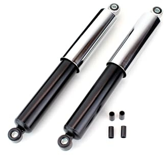 Stoßdämpfer Satz Federbeine mit Chrom Hülse für Hinten 340mm Simson