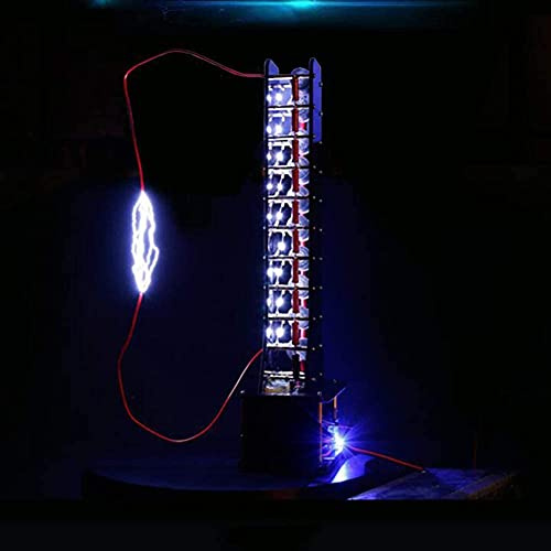 UIGJIOG Dieci Livello Generatore Marx Generatore Flash Simulazione Fai da Te 170 * 105 * 465mm Marx Generatore, Pulse Generatore di Tensione elettrica ad Alta Pressione 24 V