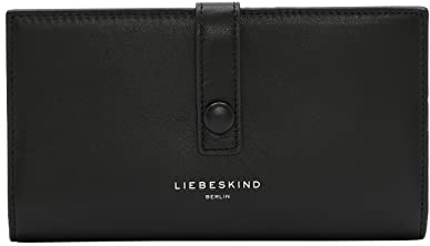 LIEBESKIND Berlin Lilly Sheep Mathilda Geldbörse, Large (HxBxT 11cm x 20cm x 1cm), Black