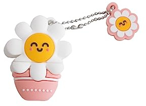Mr Wonderful Wondee Clé USB Amusante de 32 Go en Forme de Marguerite - Officiel Mr Wonderful Cadeaux Originaux pour Femmes, Hommes, garçons et Filles.