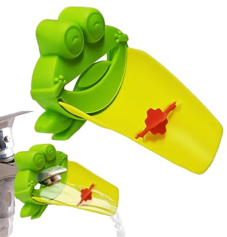 HDGSAFD 1 Stück Waschbecken-Verlängerung, Kinder-Wasserhahn-Waschbecken, Cartoon-Verlängerung, Kinder-Baby-Handwaschwerkzeuge, Wasserhahn-Zubehör